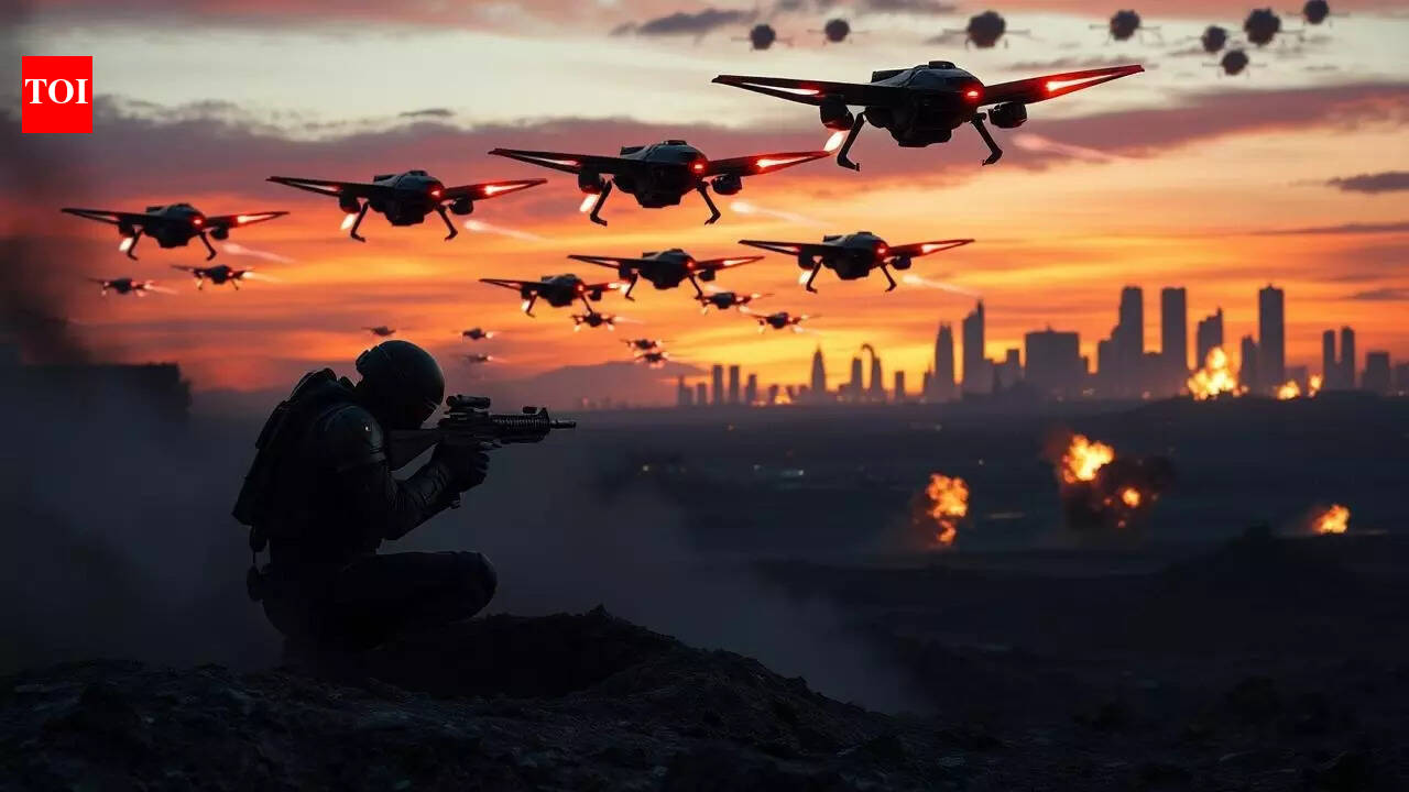 Indian drone makers prepare for future of war - The Times of India