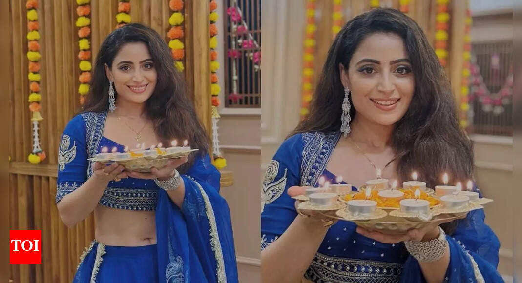 Aishwarya Sharma shares solo Diwali pictures amid divorce rumours with husband Neil Bhatt; fans react