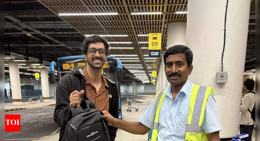 'This is tech city': Bengaluru techie reunited with lost backpack in minutes;  how airport staff tracked it using UPI