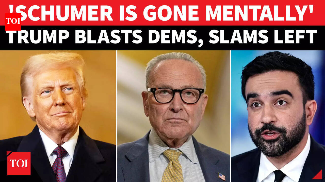 'Mentally Gone': Trump Vs Chuck Schumer UGLY Fight On Cam, Then Mamdani ...