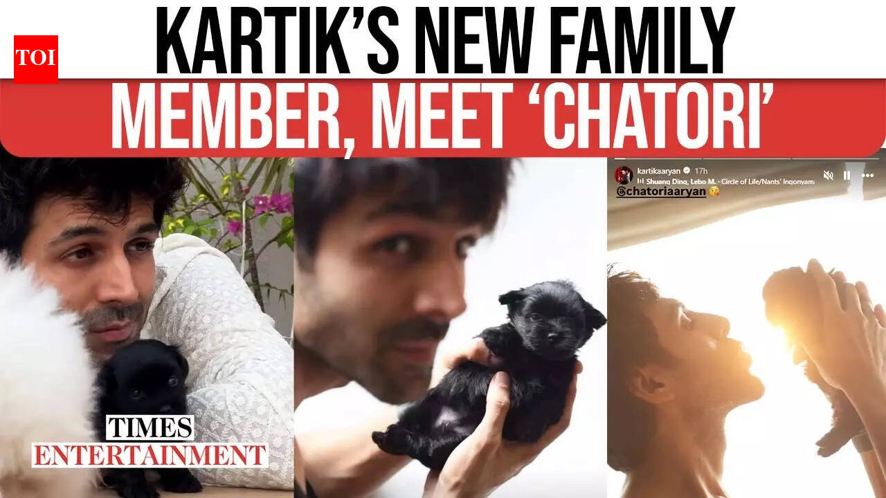 Kartik Aaryan Welcomes A New Family Member 'Chatori' This Diwali