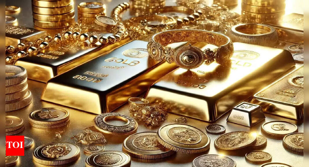 Gold rate today: Yellow metal rebounds from previous day’s record dip; global prices at ,146 – The Times of India