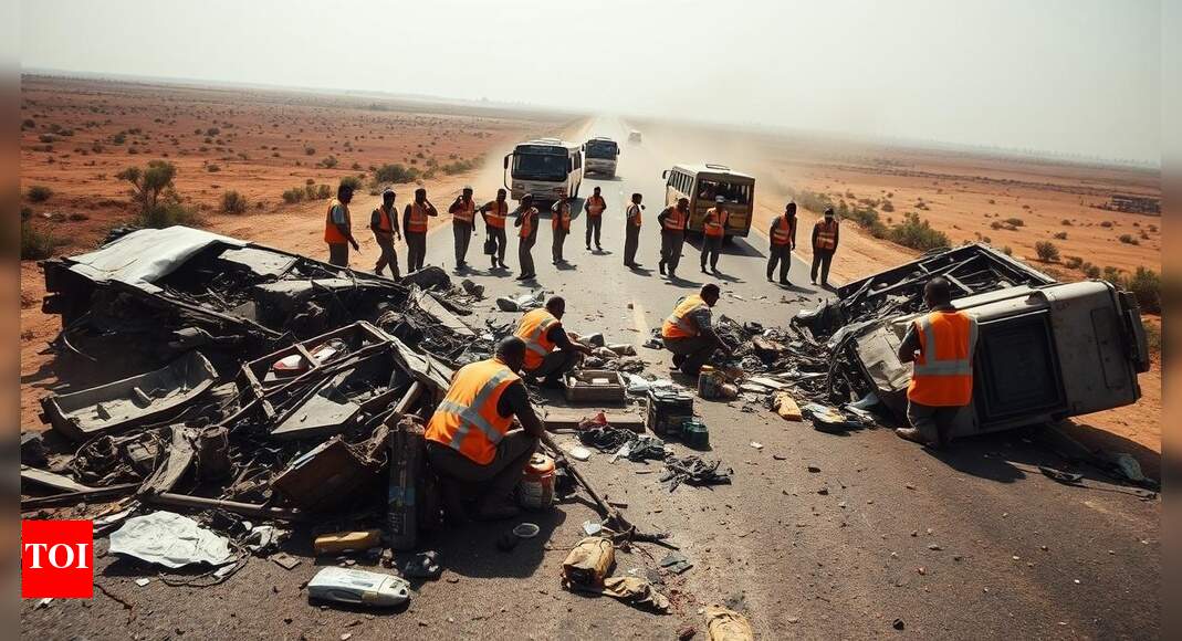 <div>'Head-on' Uganda bus collision kills 46, police revise toll down</div> <div>'Head-on' Uganda bus collision kills 46, police revise toll down</div>