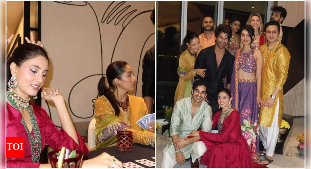 Ishaan Khatter and his rumoured girlfriend Chandni Bainz celebrate Diwali together, attend Shahid Kapoor’s party - See PICS