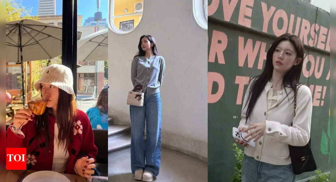 Crystal, Blackpink Jisoo and Go Yoon-jung redefine the cardigan trend for fall