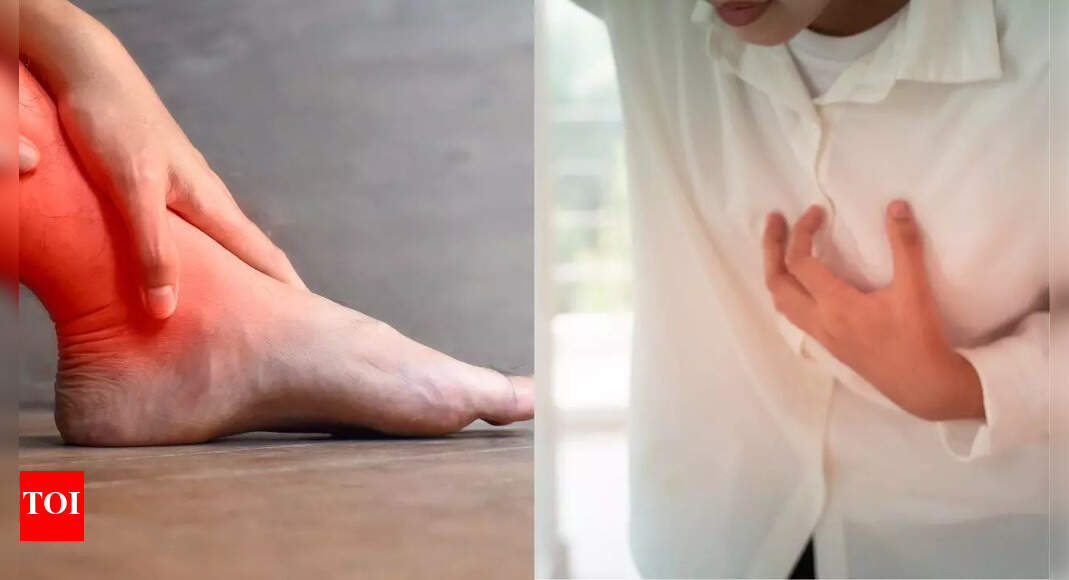 The warning sign on your leg that could indicate an upcoming heart attack
