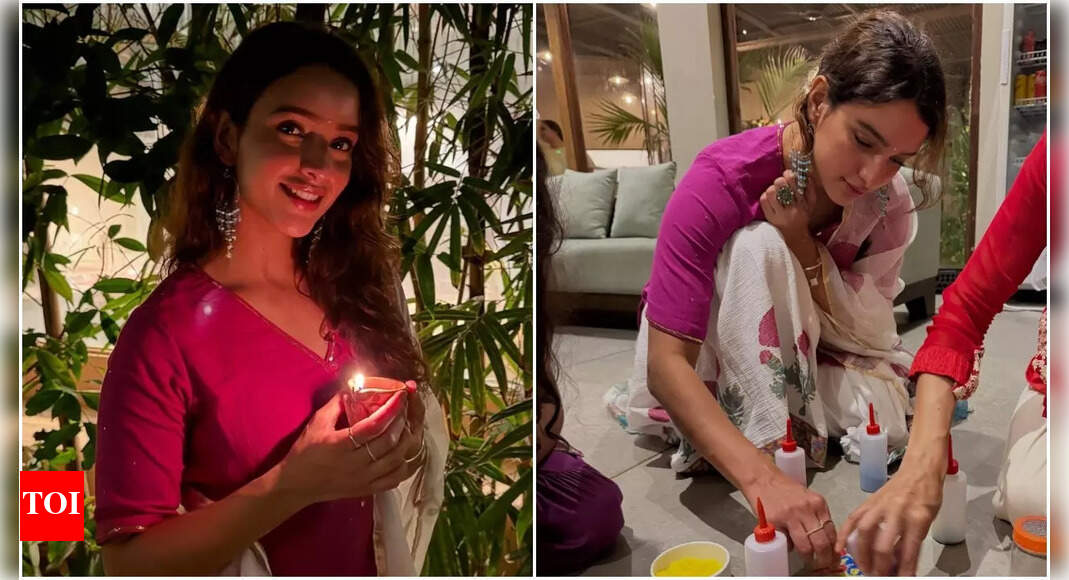 'Dhadak 2' star Triptii Dimri lights up social media with her beautiful festive moments - PHOTOS