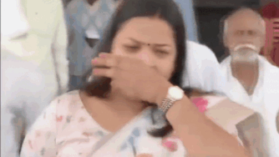 Bihar polls: RJD leader Shweta Suman in tears after nomination rejected from Mohania constituency - Watch