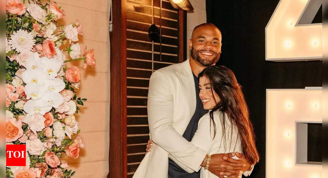 Dak Prescott’s fiancée Sarah Jane Ramos teases wedding plans as the couple prepares for their big day