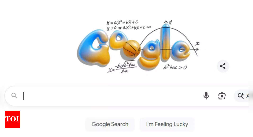 How Google Doodle is celebrating quadratic equations