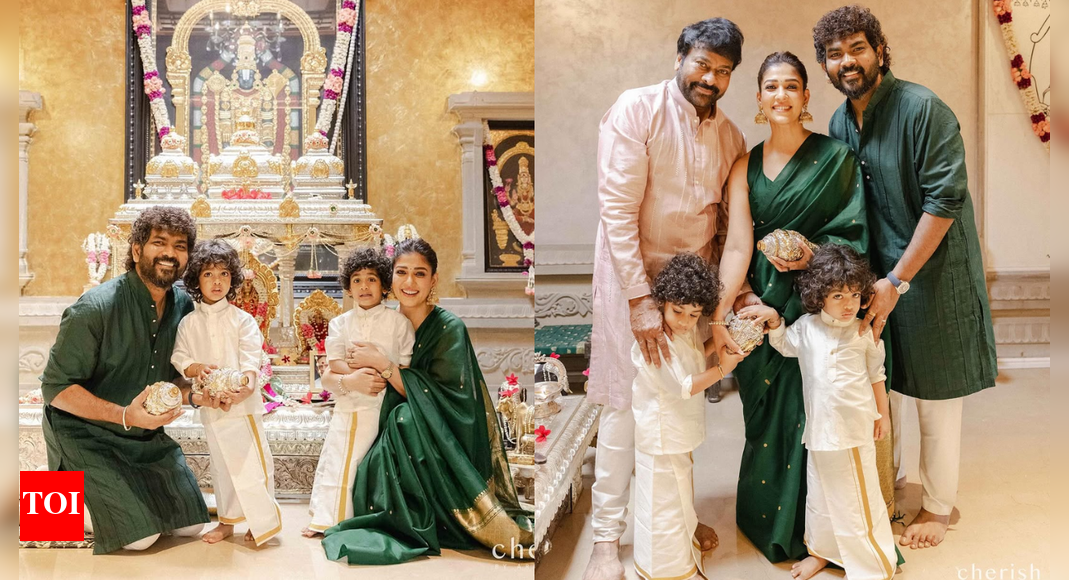 Nayanthara celebrates Diwali with Vignesh Shivan and family; shares PIC with Chiranjeevi