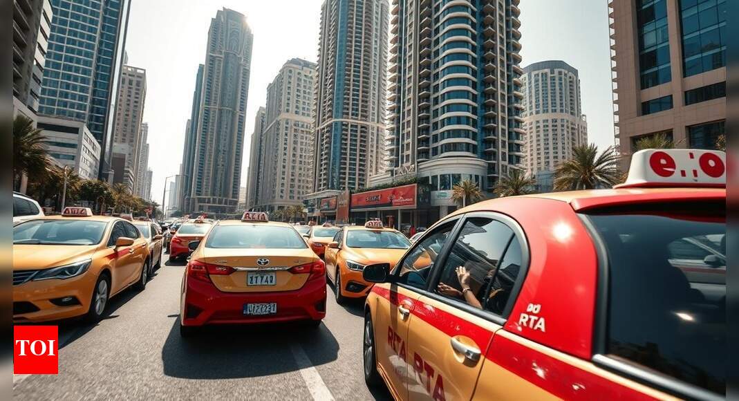 Dubai taxi colours explained: The meaning behind all seven roof shades