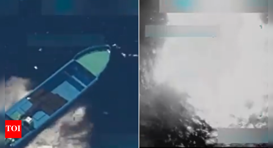 <div>'Waging war on our border': US strikes 'drug-smuggling' boat in Pacific; 2 killed</div> <div>'Waging war on our border': US strikes 'drug-smuggling' boat in Pacific; 2 killed</div>