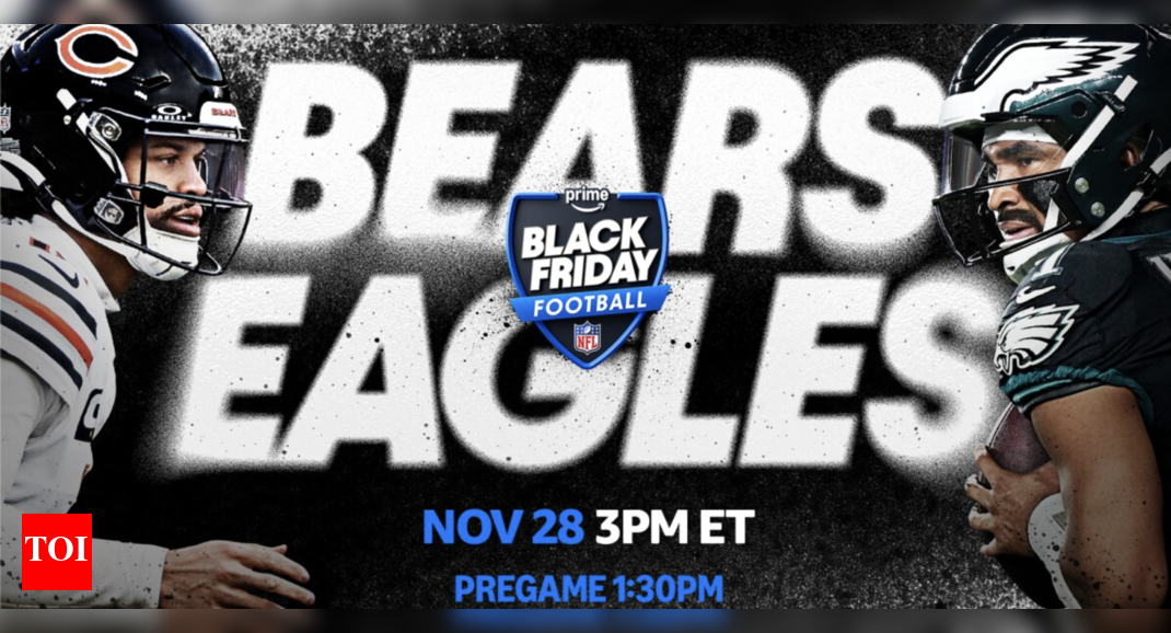 NFL Black Friday 2025: Bears vs Eagles to stream worldwide on Prime Video for free