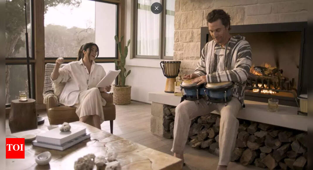 Matthew McConaughey and his wife celebrate naked bongo arrest anniversary with humour, tequila, and no pants
