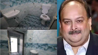 TV, fully-equipped toilet, more of a boutique hotel than jail: Photos show swish cell awaiting Mehul Choksi at Mumbai's Arthur Road