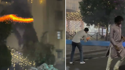 Physics in action? Police steps in as IIT Guwahati students engage in firecrackers-war on Diwali; watch viral video