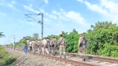  Track and sleepers destroyed near Kokrajhar