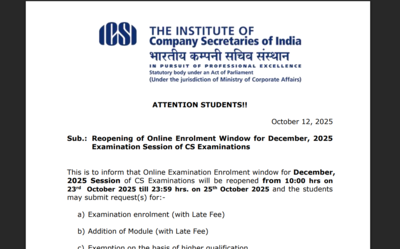  Registration window expected to open today on icsi.edu; key dates, steps, and fees