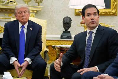 <p>President Donald Trump listens as Secretary of State Marco Rubio speaks during a meeting with NATO Secretary General Mark Rutte in the Oval Office of the White House, Wednesday, Oct. 22, 2025, in Washington. (AP Photo/Alex Brandon)</p>
<p>” decoding=”async”/></p></div>
</p></div>
<div class= Rubio will travel to Israel after Vance's visit to ensure fragile Gaza ceasefire holds