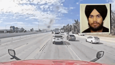 Truck chain-reaction crash in California: 'Illegal immigrant' Jashanpreet Singh arrested for killing 3; 21-year old Indian-origin was under influence