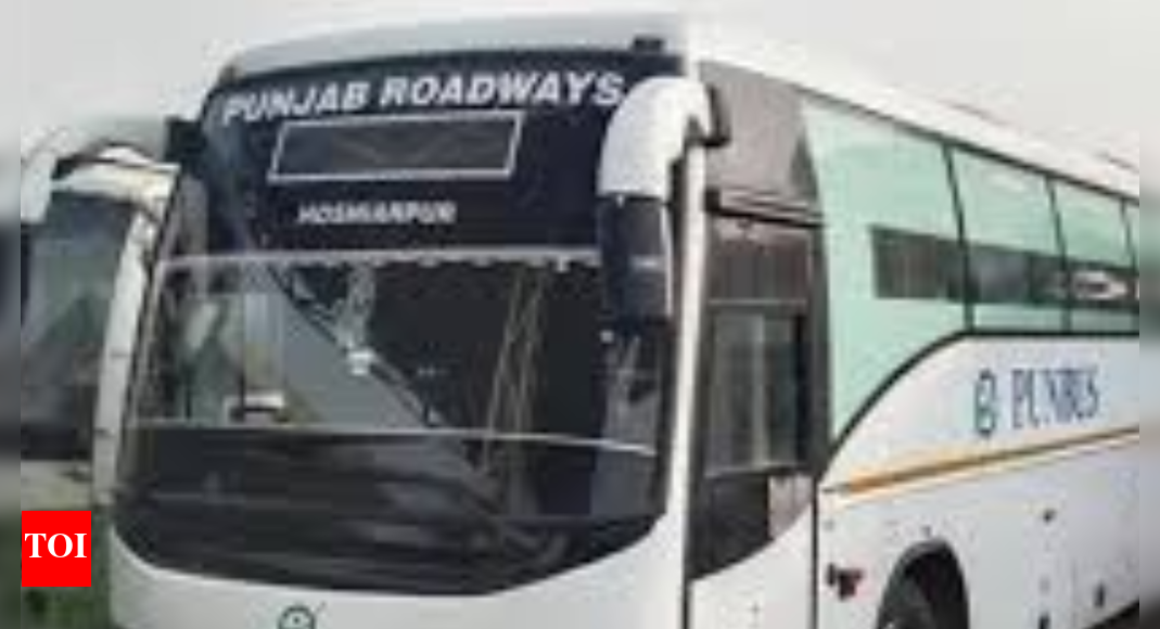 PRTC and punbus employees protest kilometre scheme halting bus services across Punjab