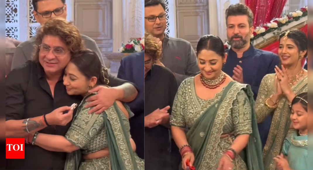 Shruti Ulfat celebrates birthday on Yeh Rishta Kya Kehlata Hai sets with cast and Rajan Shahi