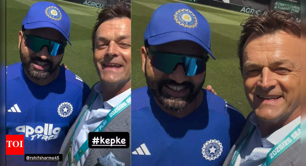 'What do we have for our fans?': Rohit Sharma and Adam Gilchrist share inside joke ahead of 2nd IND vs AUS ODI in Adelaide