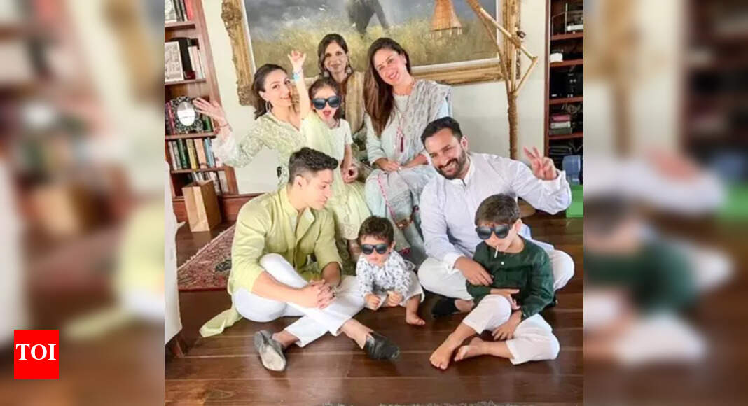 Saba celebrates Bhai Dooj with Saif, Kareena, Taimur, Jeh