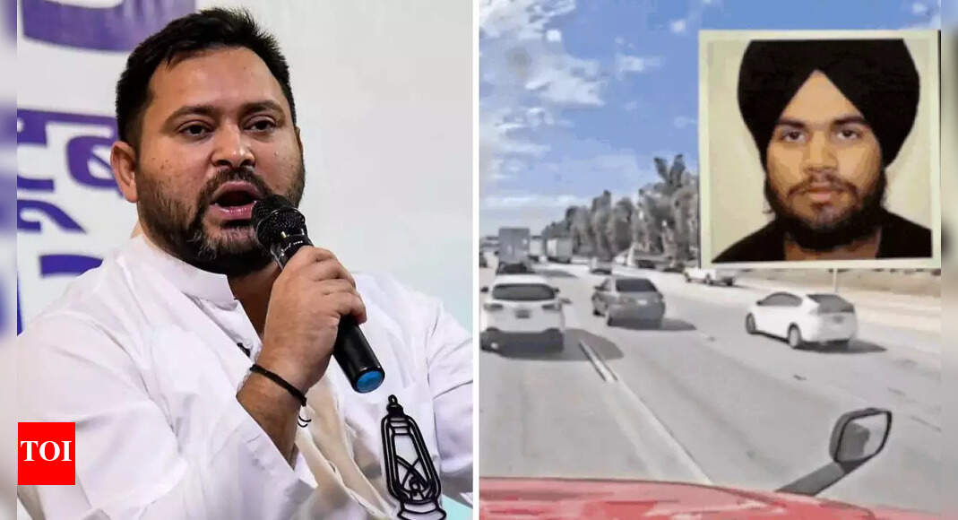 <div>Evening news wrap: Tejashwi Yadav is INDIA bloc's CM face; Indian-origin man arrested after major truck crash kills 3 in US, and more</div> <div>Evening news wrap: Tejashwi Yadav is INDIA bloc's CM face; Indian-origin man arrested after major truck crash kills 3 in US, and more</div>