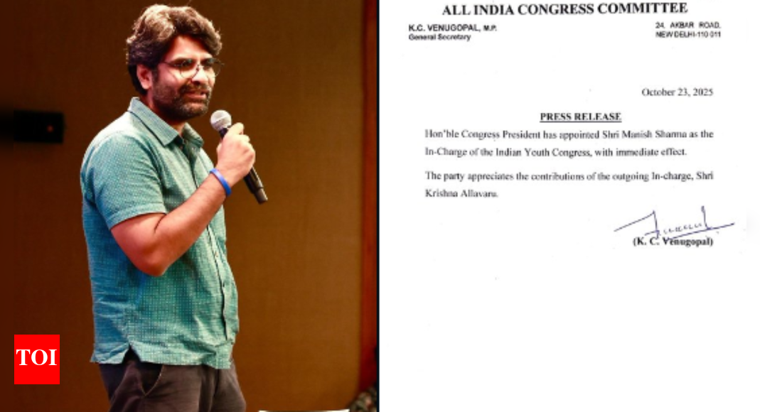 ‘A new chapter begins’: Manish Sharma takes charge of Indian Youth Congress; party lauds Allavaru’s role ‘A new chapter begins’: Manish Sharma takes charge of Indian Youth Congress; party lauds Allavaru’s role