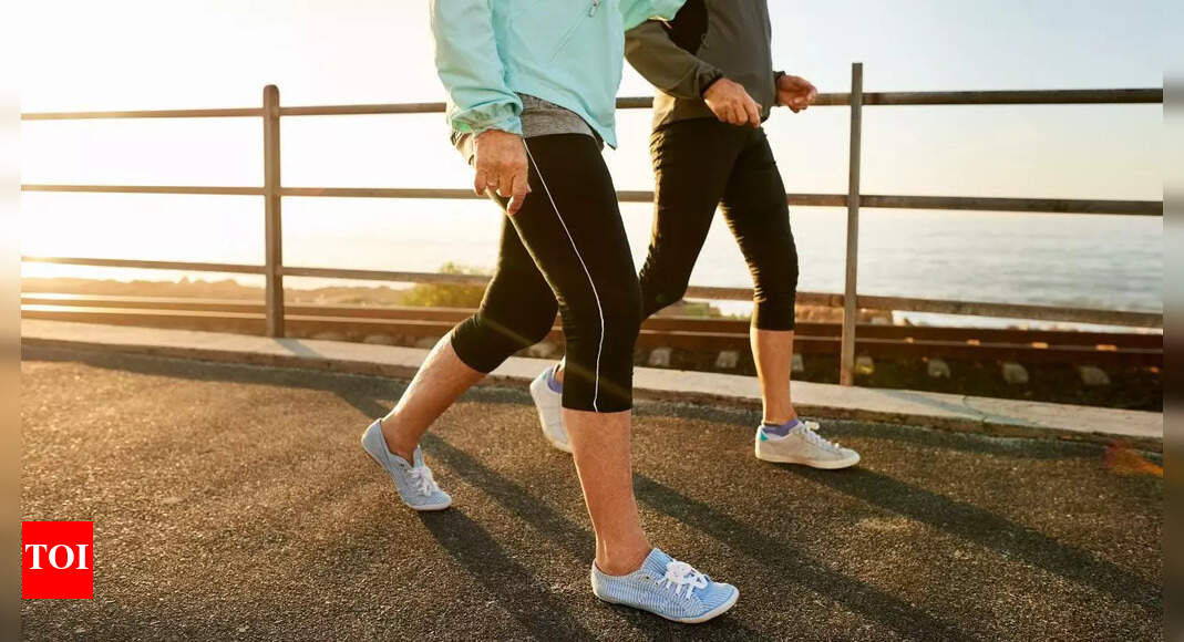 Forget 10k steps: Study reveals lesser number you need to walk for healthy heart and longevity | – The Times of India