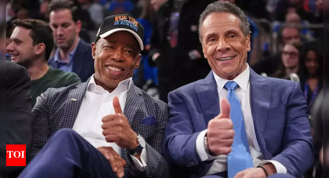 Foes to friends: Eric Adams backs Andrew Cuomo to take on Zohran Mamdani in NYC race