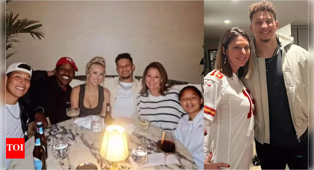 Patrick Mahomes unbothered amid criticism of 1587 Prime’s food, seen chilling at steakhouse with mom Randi and wife Brittany in viral photo
