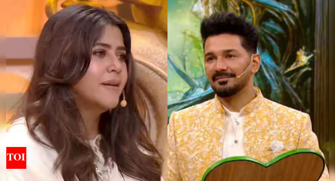 Pati Patni aur Panga: When Ekta Kapoor called Rubina Dilaik’s husband Abhinav Shukla ‘handsome’; here’s how he reacted