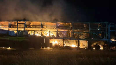 At least 20 burnt alive as bus catches fire on Hyderabad-Bengaluru highway; CM Naidu offers condolences