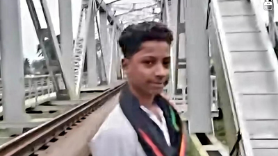 Caught on camera: Puri teen dies after train hits him while making reel near railway track