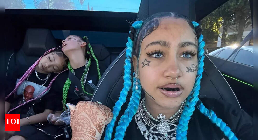 North West Tattoos: Face tattoos at 12? Kim Kardashian’s daughter North West’s new look with tattoos and piercings has the internet divided | North West Tattoos: Face tattoos at 12? Kim Kardashian’s daughter North West’s new look with tattoos and piercings has the internet divided |