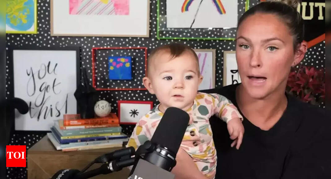 Kylie Kelce opens up about motherhood, shows rare glimpse of Finnley while breastfeeding during podcast