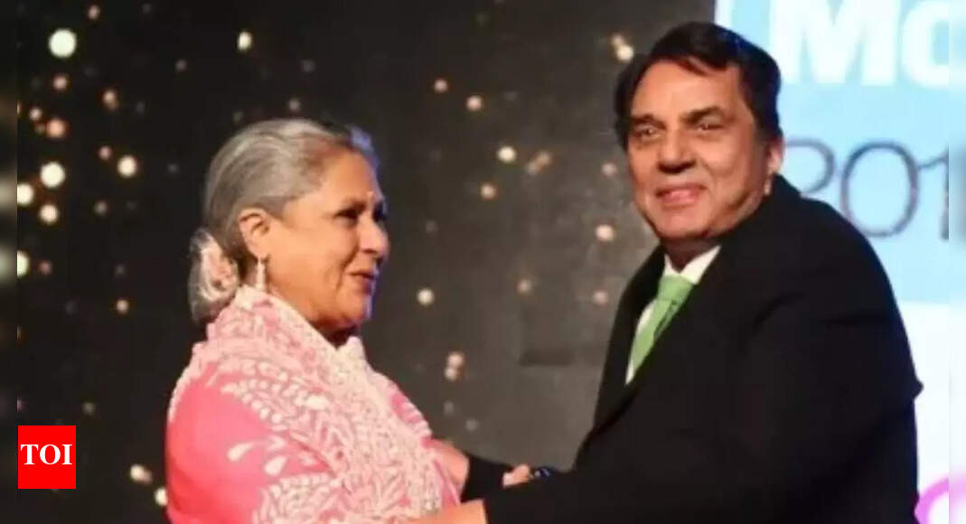 When Jaya B confessed love for Dharmendra, called him Greek God When Jaya B confessed love for Dharmendra, called him Greek God