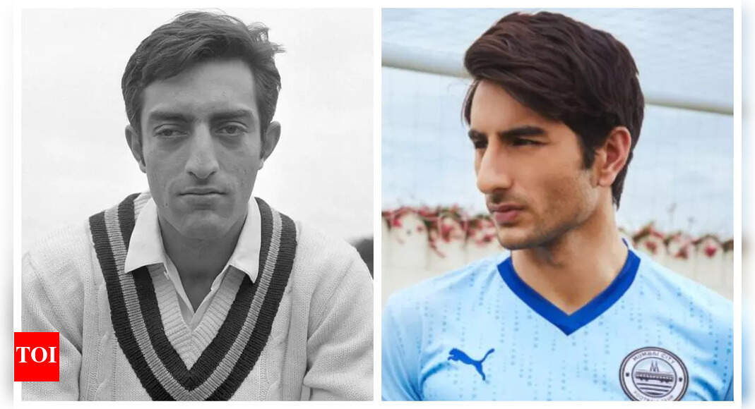 Ibrahim plays cricket, reminds netizens of Mansoor Ali Khan Pataudi