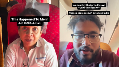 'I'll show you what badtameezi is': Air India passenger onboard Kolkata-Mumbai flight threatened over not speaking Marathi; watch viral video