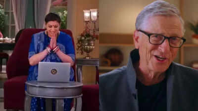 Bill Gates greets Tulsi with “Jai Shri Krishna” in his surprise cameo on Kyunki Saas Bhi Kabhi Bahu Thi 2