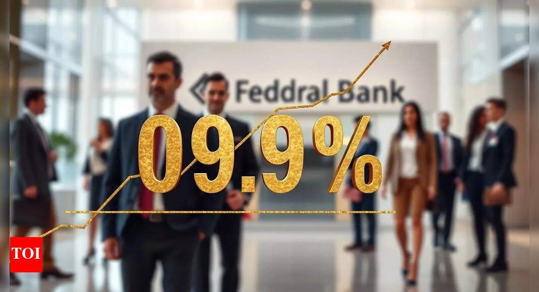 Blackstone to pick up to 9/99% stake in Federal Bank for Rs 6196 crore – The Times of India