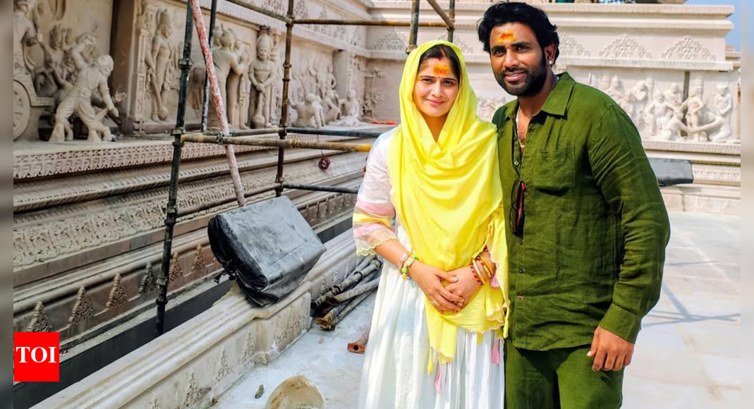 Arti Singh visits Ayodhya with husband Deepak Chauhan, shares heartfelt post saying ‘finally did darshan’