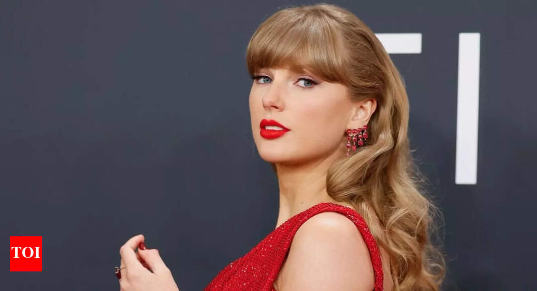 Taylor Swift turns heads in red corset and micro shorts during romantic dinner date with Travis Kelce