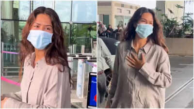 'Ek Deewane Ki Deewaniyat' star Sonam Bajwa's VIRAL moment at Mumbai airport: ‘Subah 7 baje kaunsa photo’ – Video Inside