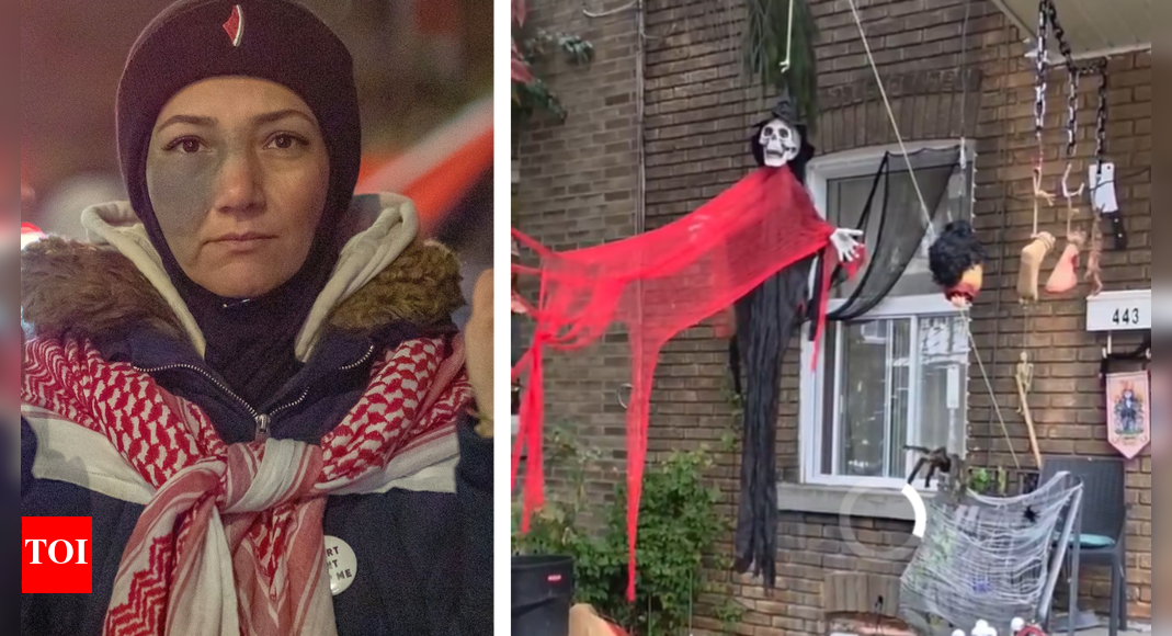 <div>Palestinian refugee rants against ‘white people’ over gory Halloween decorations in Canada: 'What's fun about...'</div> <div>Palestinian refugee rants against ‘white people’ over gory Halloween decorations in Canada: 'What's fun about...'</div>