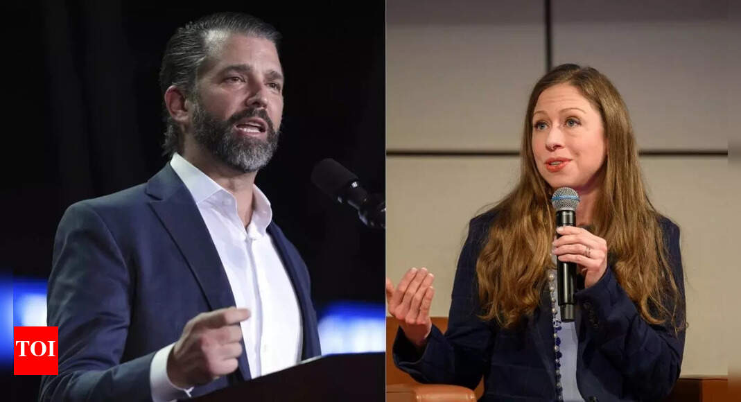Donald Trump's son hits back at Chelsea Clinton over White House demolition: 'Your parents stole furniture' | World News - The Times of India