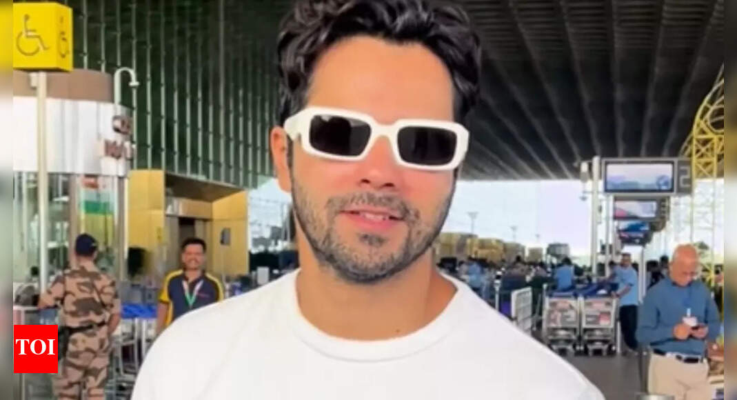 <div>Varun's all-white airport look is unmissable - Watch video</div> <div>Varun's all-white airport look is unmissable - Watch video</div>